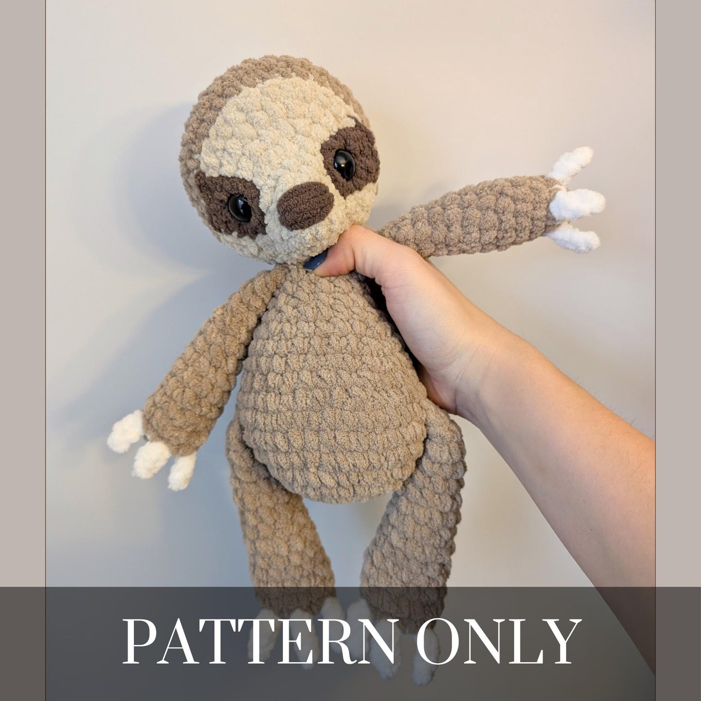Sloth - Crochet Pattern ONLY – Plush Fundraiser