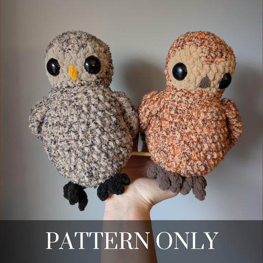Owl - Crochet Pattern ONLY – Plush Fundraiser